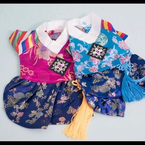 Traditional Korean dog pet clothing